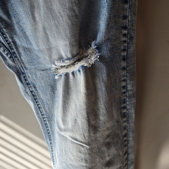 Casual Blue Straight Leg Jeans for Women - Picture 5 of 5